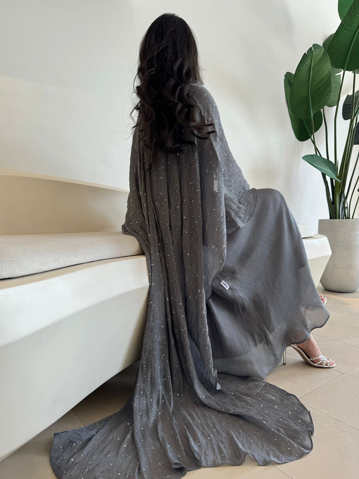 Gray Dress -Crystal
