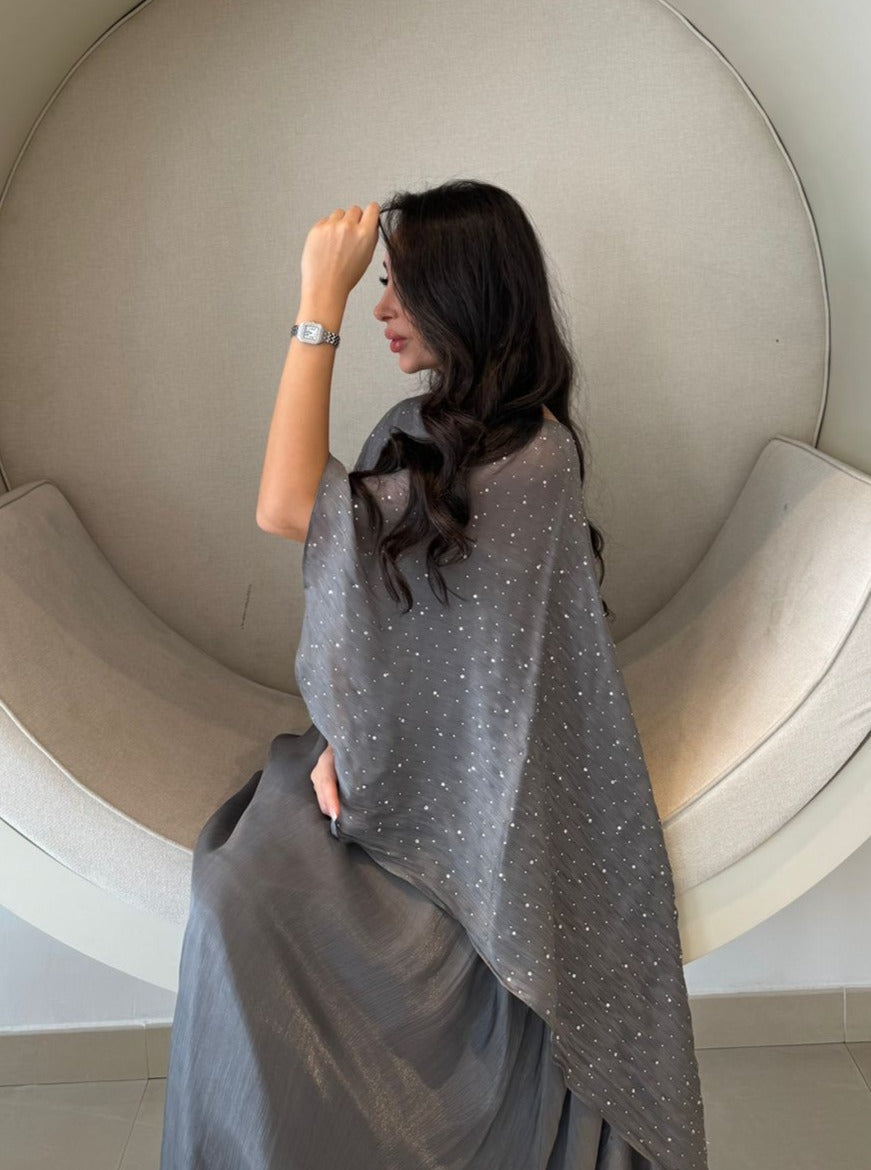 Gray Dress -Crystal